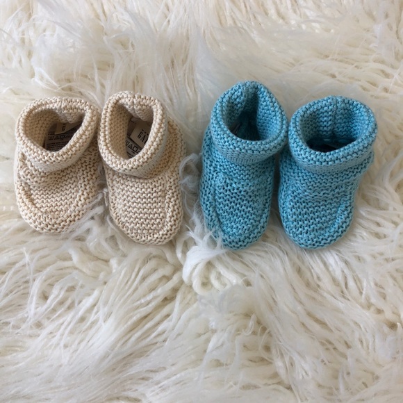 gap knit booties